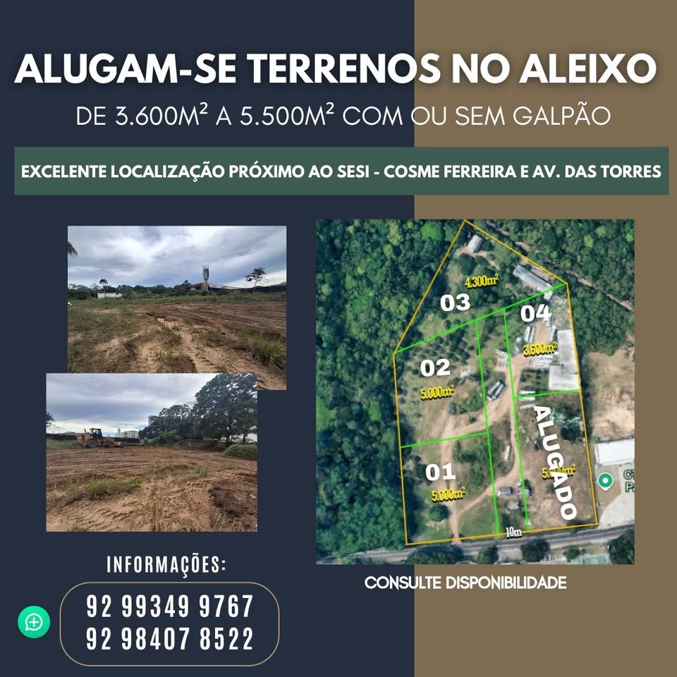 Galpão com 600m² - Novo Aleixo.